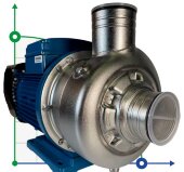 Насос из нержавеющей стали DWO B500/2,2 T, 380V/50Hz, INOX для мойки рыбы, фруктов, овощей Насос из нержавеющей стали DWO B500/2,2 T, 380V/50Hz, INOX для мойки рыбы, фруктов, овощей