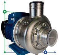 DWO B500/2,2 T, 380V/50Hz, INOX Edelstahlpumpe für  Waschen von Fisch, Obst, Gemüse DWO B500/2,2 T, 380V/50Hz, INOX Edelstahlpumpe für  Waschen von Fisch, Obst, Gemüse