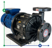Acid-resistant pump with magnetic coupling MP-HX-251 GFRPP, 180L / min, 22m, 380V, ABLE Motor Acid-resistant pump with magnetic coupling MP-HX-251 GFRPP, 180L / min, 22m, 380V, ABLE Motor