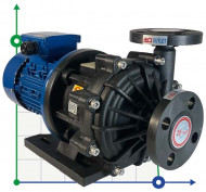 Pompa kwasoodporna ze sprzęgłem magnetycznym MP-HX-251 GFRPP, 180L/min, 22M, 380V, ABLE Motor Pompa kwasoodporna ze sprzęgłem magnetycznym MP-HX-251 GFRPP, 180L/min, 22M, 380V, ABLE Motor