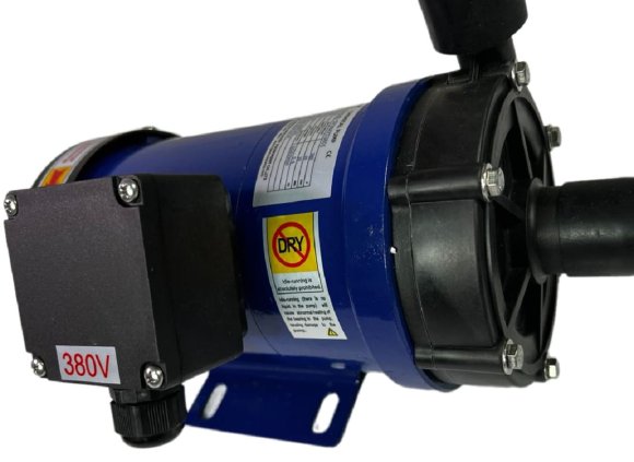 Chemical pump with magnetic coupling MD-F-255SAE-5V38AYS, PPH, 53L/min, 6.2m, 380V Chemical pump with magnetic coupling MD-F-255SAE-5V38AYS, PPH, 53L/min, 6.2m, 380V