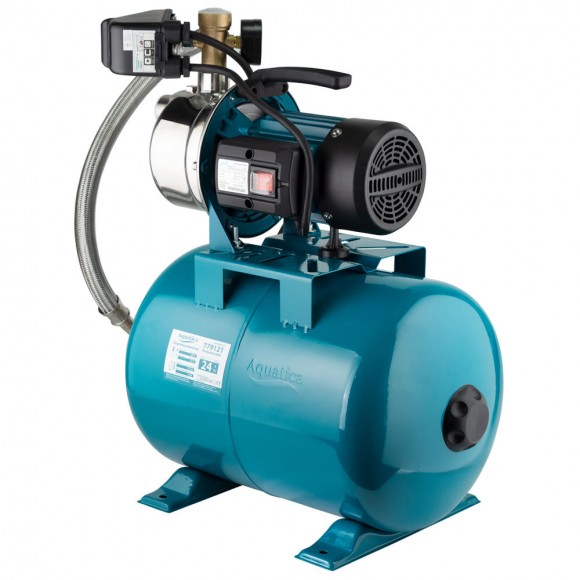 Estación de bombeo autoaspirante 0,6 kW Hmax 35m Qmax 50l/min acero inoxidable 24l AquaticaLEO Ucrania Estación de bombeo autoaspirante 0,6 kW Hmax 35m Qmax 50l/min acero inoxidable 24l AquaticaLEO Ucrania