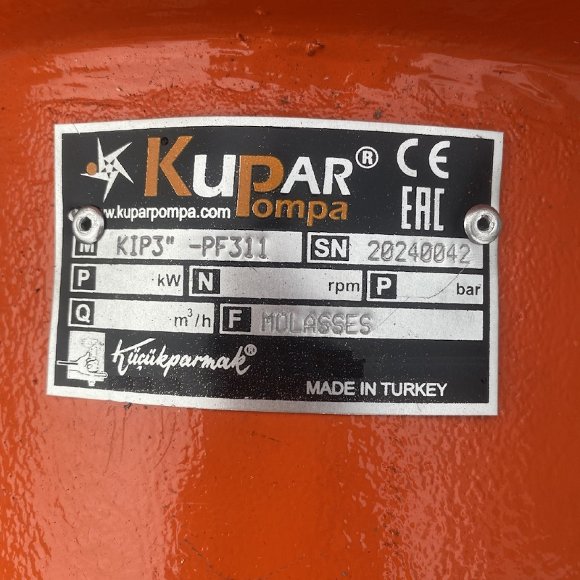 Шестеренчатий насос для целюлози та паперу Kupar KIP 3 дюйма, 12-60 м3/год Шестеренчатий насос для целюлози та паперу Kupar KIP 3 дюйма, 12-60 м3/год