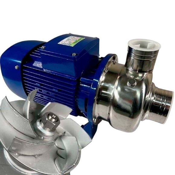 Насос для бражки, сусла BK300, 2,2kW, AISI304, 380V/50Hz, 2900 с открытым рабочим колесом Насос для бражки, сусла BK300, 2,2kW, AISI304, 380V/50Hz, 2900 с открытым рабочим колесом