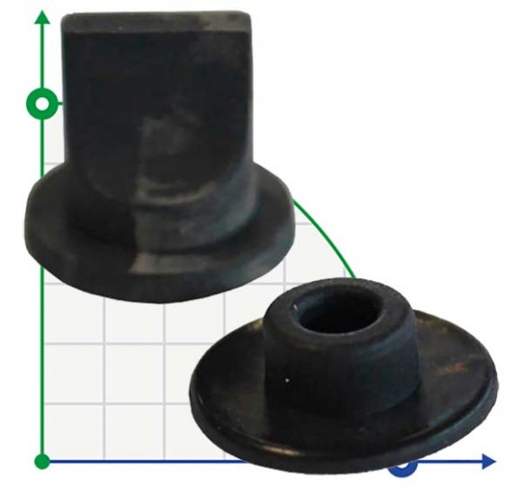 Zestaw zaworów i gniazd zaworów 20 szt. VITON (FPM) 1-20 l / h