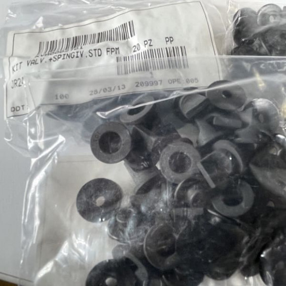 Комплект клапанов и седел клапанов 20 шт. VITON (FPM) 1-20 л/ч