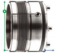 Ущільнення торцеве R-MFL WT80 48, CAR/SIC, PTFE, 316 Ущільнення торцеве R-MFL WT80 48, CAR/SIC, PTFE, 316