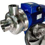 Pompa z otwartym wirnikiem BK400, 3,0kW, AISI304, 380V/50Hz, 2900 Pompa z otwartym wirnikiem BK400, 3,0kW, AISI304, 380V/50Hz, 2900