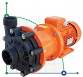Bomba ADM 40 PVDF/TF/4HP/2800RPM con acoplamiento magnético Bomba ADM 40 PVDF/TF/4HP/2800RPM con acoplamiento magnético