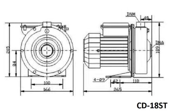 CD-18ST, AISI 304 насос нержавеющий для пищевых продуктов CD-18ST, AISI 304 насос нержавеющий для пищевых продуктов