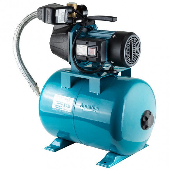 Estación de bombeo 0,8 kW Hmax 38m Qmax 58l/min autoaspirante bomba) 24l AquaticaLEO Estación de bombeo 0,8 kW Hmax 38m Qmax 58l/min autoaspirante bomba) 24l AquaticaLEO