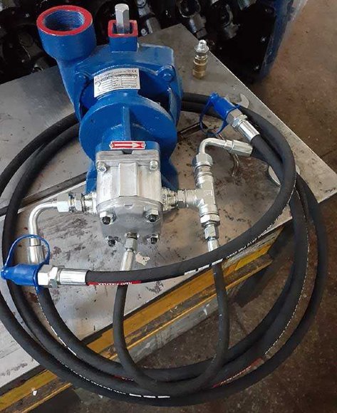 Pumpe mit hydraulischem Antrieb HYDRO-3 für die Organisation von Trinkwasser, Feuerlöschen Pumpe mit hydraulischem Antrieb HYDRO-3 für die Organisation von Trinkwasser, Feuerlöschen