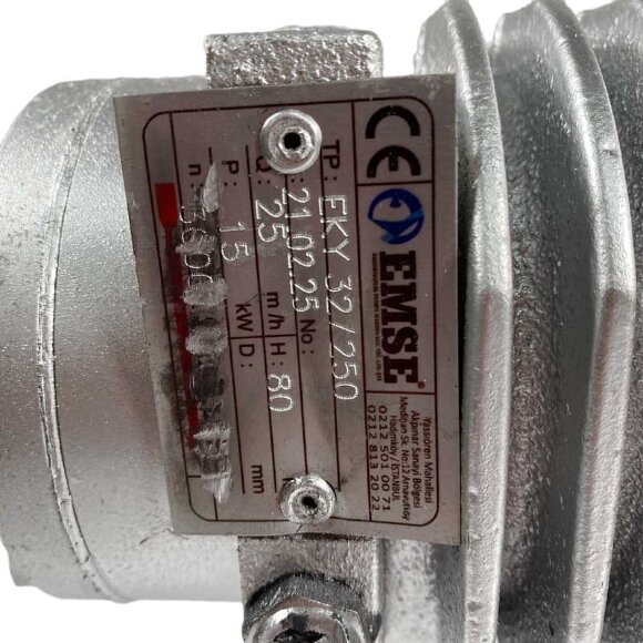 Thermoölpumpe EMSE EKY 32-250, 15 kW, 2900, ohne Motor Thermoölpumpe EMSE EKY 32-250, 15 kW, 2900, ohne Motor