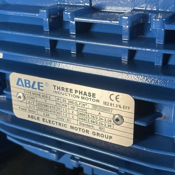Chemical pump with magnetic coupling MP-HX-542 GFRPP, 450L / min, 24.4 m, 380V, ABLE Motor Chemical pump with magnetic coupling MP-HX-542 GFRPP, 450L / min, 24.4 m, 380V, ABLE Motor