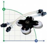 Шланг полнокомплектный + держатель роликов 3,2х9,6 mm Santoprene