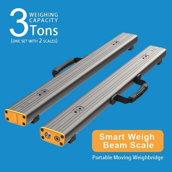 Portable strain gauge pallet scales with Bluetooth AD1 up to 3000 kg (2 scale)