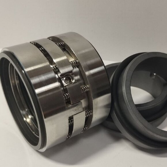 Doppeltwirkende Gleitringdichtung R-M010D 60, CAR/SIC/CAR/SIC, EPDM, 304