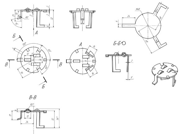 Zawór do kolumn rektyfikacyjnych i destylacyjnych, 48x2 mm, 0Cr13 Zawór do kolumn rektyfikacyjnych i destylacyjnych, 48x2 mm, 0Cr13