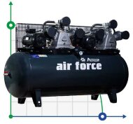 Поршневий компресор Лідер ВКП W1520-10-500Т Поршневий компресор Лідер ВКП W1520-10-500Т