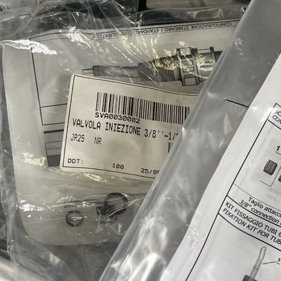 Vanne d'injection PP-FPM-CER 3/8-1/2 (10 pièces)