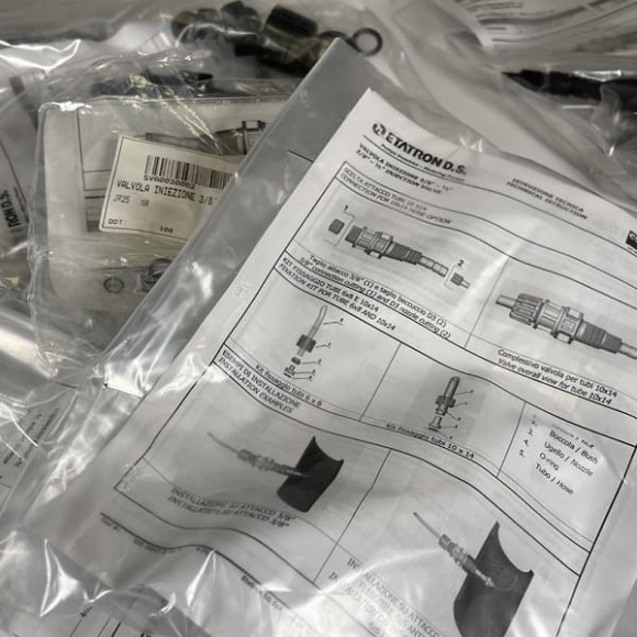 Vanne d'injection PP-FPM-CER 3/8-1/2 (10 pièces)