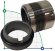 Ущільнення з металевим сильфоном R-680 85, SIC/SIC, VITON, AM350/316