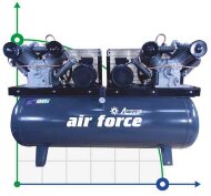 Поршневий компресор Лідер ВКП W2200-10-500Т Поршневий компресор Лідер ВКП W2200-10-500Т