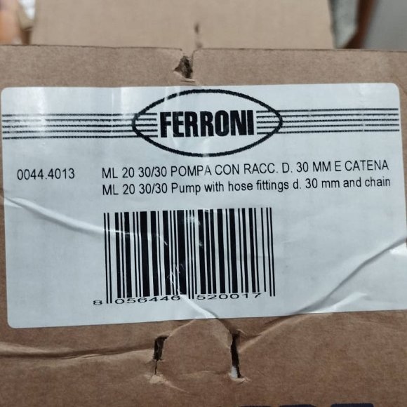 ML 20 30/30 PTO roller pump ML 20 30/30 PTO roller pump