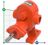 Шестеренчатий насос для масла Kupar KHP 1 дюйм, 2-5 м3/год
