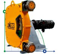 Bomba industrial de manguera JXHIN-100-CI+SS-CSM-P, 42 m3/h, 15 kW, 16 bar, 380V Bomba industrial de manguera JXHIN-100-CI+SS-CSM-P, 42 m3/h, 15 kW, 16 bar, 380V