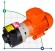 ADH 100 PP/A/0.75HP/TF/2800/BSP - Horizontal Zentrifugalpumpe