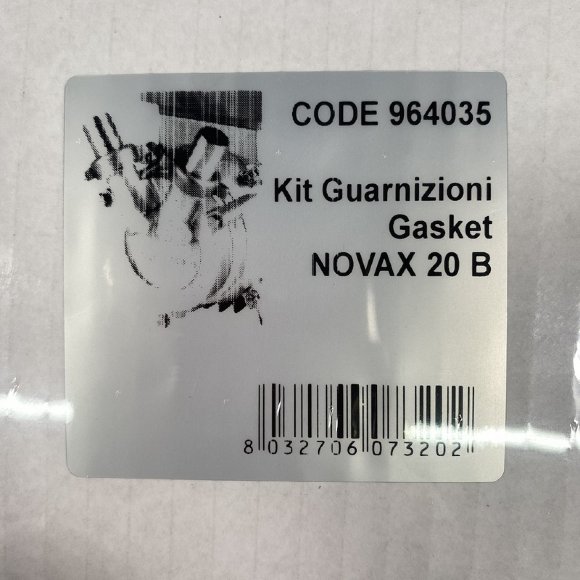 Spare parts kit set of rubber seals for ROVER POMPE 2013 NOVAX 20B