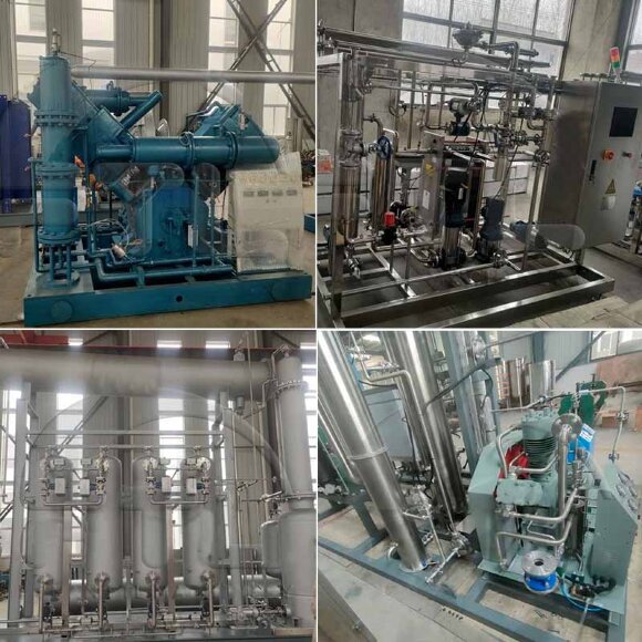 Installation de production de dioxyde de carbone CO2 à partir de gaz de fermentation de bioéthanol pour 1000 kg/h Installation de production de dioxyde de carbone CO2 à partir de gaz de fermentation de bioéthanol pour 1000 kg/h