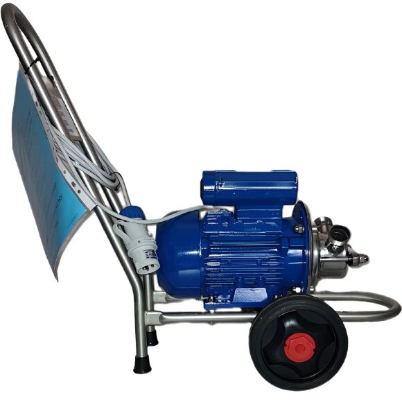 AlphaDynamic AD30.1/01/TR 1,5kW, 220V impeller pump for yogurt, chocolate, butter on a trolley AlphaDynamic AD30.1/01/TR 1,5kW, 220V impeller pump for yogurt, chocolate, butter on a trolley