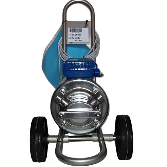 AlphaDynamic AD30.1/01/TR 1,5kW, 220V impeller pump for yogurt, chocolate, butter on a trolley AlphaDynamic AD30.1/01/TR 1,5kW, 220V impeller pump for yogurt, chocolate, butter on a trolley