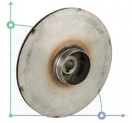 Roue de travail (pour pompes centrifuges de surface) (775264009) Roue de travail (pour pompes centrifuges de surface) (775264009)