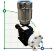 Bomba dosificadora de hipoclorito de sodio con motor de membrana AQUA MSA, PVDF, 7 l/h, 16 bar, 0,37 kW, 380 V