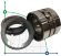 Podwójne uszczelnienie mechaniczne R-M010D 70, CAR/SIC/CAR/SIC, EPDM, 304