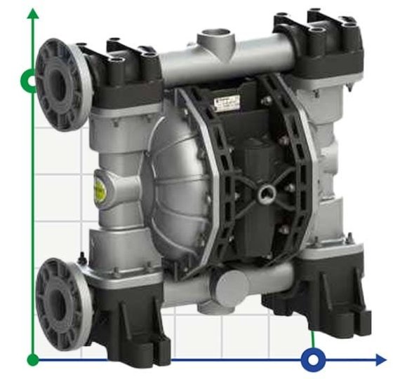 PHOENIX P700 ALU HYTREL+PTFE Membranpumpe für Lacke, 700 l/min