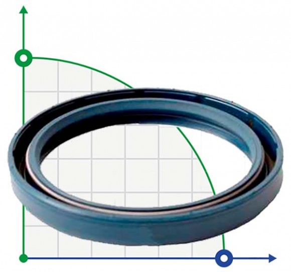 Oil seal (reinforced cuff) 55*75*8 FKM Oil seal (reinforced cuff) 55*75*8 FKM