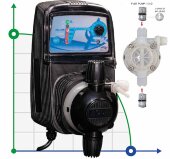 Насос-дозатор для обеззараживания зерновых культур PDE HC151+ PI-MA M80 240V PVDF-CE-VT, 4-20 л/час, 20-1 бар