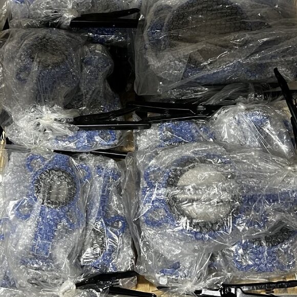 PN16 DN125 Zasuwa motylkowa, korpus żeliwny, tarcza AISI 304, gniazdo EPDM