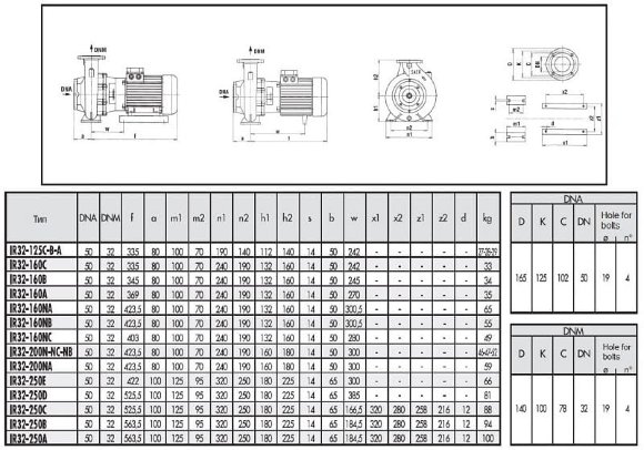 SAER IR 32 - 160A 3,0 kW Monoblock Pumpe