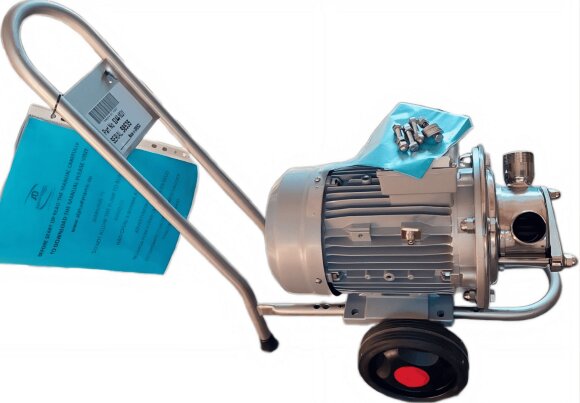 Pumpe für Leim AlphaDynamic AD40.1/01/TR 1,5 kW Impeller auf einem Wagen Pumpe für Leim AlphaDynamic AD40.1/01/TR 1,5 kW Impeller auf einem Wagen