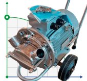 Насос для клея AlphaDynamic AD40.1/01/TR 1,5kW импеллерный на тележке Насос для клея AlphaDynamic AD40.1/01/TR 1,5kW импеллерный на тележке