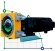 Pompe à tuyau industrielle JXHIN-10-ABS Plastic-NR-P, 57 l/h, 0,37 kW, 10 bar, 380V