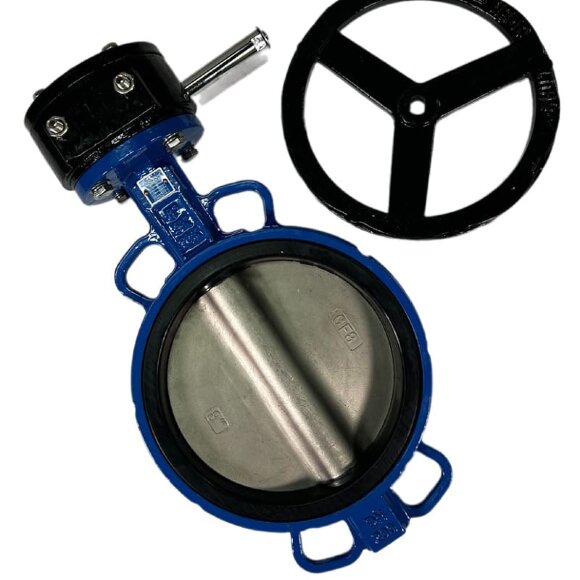 PN16 DN200 Задвижка Баттерфляй, чугунный корпус, диск AISI 304, Seat EPDM