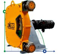 Bomba industrial de manguera JXHIN-100-CI+Titanium-EPDM-P, 42 m3/h, 15 kW, 16 bar, 380V Bomba industrial de manguera JXHIN-100-CI+Titanium-EPDM-P, 42 m3/h, 15 kW, 16 bar, 380V