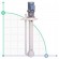 Vertical centrifugal pump IM 80, PP, 500 mm, 0.37 kW