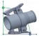 Ø90mm Male A Part Coupling for 90mm- 3,5 inch Layflat Hose - 4 Clamp